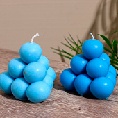  Свеча фигурная формовая «Пирамидка», 7.5?7.5?7.5 см, соевый воск, МИКС 9931696 