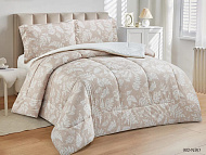 Комплект постельного белья CLEO Notte Bianca, двуспальный с одеялом, наволочки 50х70 см, сатин, 22/002-NBO 