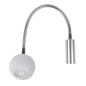 Светильник настенный LED 3Вт гибкий 4000К серебристый /Uniel Светильник настенный LED 3Вт гибкий 4000К серебристый /Uniel