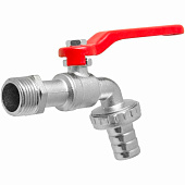 Кран шар баб водоразборный 1/2" под шланг