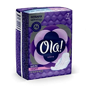 Гигиенические прокладки Ola! ULTRA LUXE NIGHT ультратонкие Шелк 6шт. Арт.51308 Гигиенические прокладки Ola! ULTRA LUXE NIGHT ультратонкие Шелк 6шт. Арт.51308