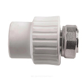 Муфта комб с накид гайкой ВР 25х3/4" PPR Муфта комб с накид гайкой ВР 25х3/4" PPR