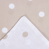  Комплект постельного белья 1,5 спальный Этель Горошек цвет бежевый 9694317 