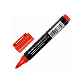  Маркер перманентный красный BRAUBERG, ULTRA MARKER, 3,5 мм, с клипом, 152205 