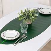  Дорожка (репс) 40х106 Лист зелёная 