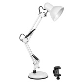 Светильник настольный 60Вт Е27 МТ2001 основание+струбцина белый /Ultra Light Светильник настольный 60Вт Е27 МТ2001 основание+струбцина белый /Ultra Light