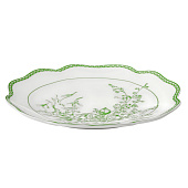 Тарелка десертная WY Bloomware, фарфор, белая, зелёная, 10791188 Тарелка десертная WY Bloomware, фарфор, белая, зелёная, 10791188