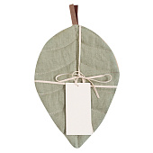  Прихватка для кухни SL HOME-2 шт. "Green leaves" 26х18 см, 100% лён, синтепон, 200г\м2 10738755 