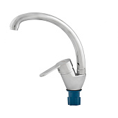 Смеситель для кухни хром латунь картридж D40 гайка с ПВ 40 см46-65 /RK460755-1 Rusant Смеситель для кухни хром латунь картридж D40 гайка с ПВ 40 см46-65 /RK460755-1 Rusant