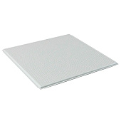 Кассета алюминиевая Cesal 595х595 Tegular 45 белый матовый с перфорацией d 1,8 Кассета алюминиевая Cesal 595х595 Tegular 45 белый матовый с перфорацией d 1,8