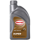 Масло моторное SINTEC Супер 10W40 SG/CD п/синт 1л Масло моторное SINTEC Супер 10W40 SG/CD п/синт 1л