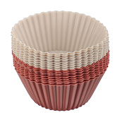 Набор форм силиконовых 16шт, 6,5x3,3 см "Кекс" Vetta 891-025 Набор форм силиконовых 16шт, 6,5x3,3 см "Кекс" Vetta 891-025