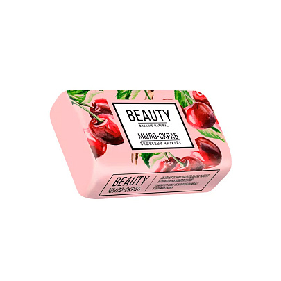  Мыло-скраб Beauty Вишневый чизкейк 90г 
