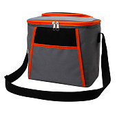 104569 Термосумка PC2207, 12л, 26x20x24см, цвет: серо-оранжевый 104569 Термосумка PC2207, 12л, 26x20x24см, цвет: серо-оранжевый