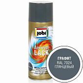  Эмаль аэрозольная алкидная матовая графит RAL 7024 JOBI 520мл 