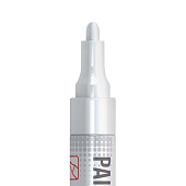 Маркер-краска Berlingo "Uniline PA400", белая, 2-4мм, нитро-основа Маркер-краска Berlingo "Uniline PA400", белая, 2-4мм, нитро-основа