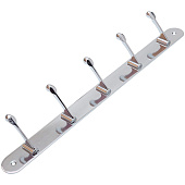  Вешалка настенная 5 крючков хром 