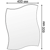 Зеркало Камри 38,5х58 Континент Зеркало Камри 38,5х58 Континент