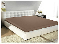  Простыня на резинке 140х200 поплин, 17-1418 TPX светло-коричневый 