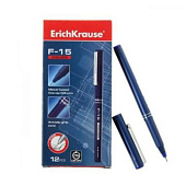  Ручка капиллярная синяя Erich Krause F-15 (12/144) /EK37065/ 