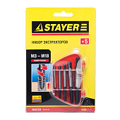 Экстракторы стальные в боксе/STAYER "MASTER Экстракторы стальные в боксе/STAYER "MASTER