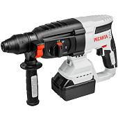  Перфоратор аккумуляторный Ресанта АП-20Li/4, 20В, SDS+, 3.2 ДЖ, 1050 об/мин, 4260 уд/мин, в комплекте 2 АКБ и ЗУ, кейс 