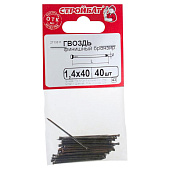  Гвозди финишные бронз. 1,4х40(40 шт) Стройбат 