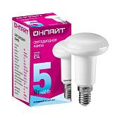 Лампа LED 5Вт Е14, грибовидная, 4000К нейтр. бел. ОНЛАЙТ Лампа LED 5Вт Е14, грибовидная, 4000К нейтр. бел. ОНЛАЙТ