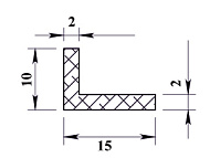 Алюминиевый уголок Серебро 15х10х2мм 2м Алюминиевый уголок Серебро 15х10х2мм 2м