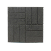  Полимер-песчанная плитка "Калифорния" 330х330х25, черный 