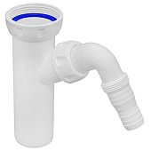 Отвод для стиральной машины Unicorn 1 1/2"х40 E130V Отвод для стиральной машины Unicorn 1 1/2"х40 E130V