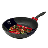 Сковорода Каменная Black 26см, литая, черная SA-F03-26 Сковорода Каменная Black 26см, литая, черная SA-F03-26