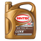 Масло моторное SINTEC Люкс 10W40 SL/CF п/синт 4л Масло моторное SINTEC Люкс 10W40 SL/CF п/синт 4л