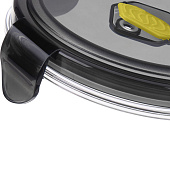 Контейнер для продуктов BRILLIANT герметичный с клапаном, круглый 0,6Л (Черный) 431179613 Контейнер для продуктов BRILLIANT герметичный с клапаном, круглый 0,6Л (Черный) 431179613