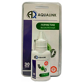 Анаэробный клей-герметик AQUALINK высокопрочный 30г зеленый (блистер)