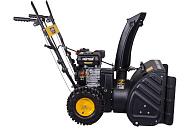Снегоуборщик бензиновый HUTER SGC4100L, 7л.с., захват 56х54см, бак 3.6л, самоходный, фара