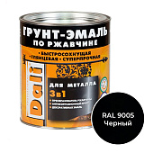 ГРУНТ - ЭМАЛЬ по ржавчине "DALI" 2л - черный RAL 9005 ГРУНТ - ЭМАЛЬ по ржавчине "DALI" 2л - черный RAL 9005