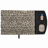  Ежедневник недатированный А5 BRAUBERG Wild, 160л, под кожу, магнит, leo бежевый, 116232 