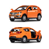 Машина металлическая Автопанорама, 1:39 Kia Sportage R, оранжевый, JB1251433 Машина металлическая Автопанорама, 1:39 Kia Sportage R, оранжевый, JB1251433