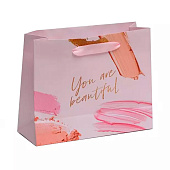 Пакет ламинированный горизонтальный «You are beautiful», 22 х 17,5 х 8 см, 4766879 Пакет ламинированный горизонтальный «You are beautiful», 22 х 17,5 х 8 см, 4766879