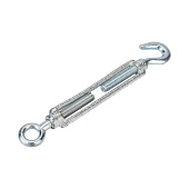 Талреп крюк-кольцо М8, DIN 1480, 1шт, цинк Талреп крюк-кольцо М8, DIN 1480, 1шт, цинк