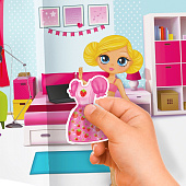 Книга с многоразовыми наклейками "Одень куколку" 3950986 Книга с многоразовыми наклейками "Одень куколку" 3950986