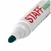  Маркер стираемый зеленый для белой доски STAFF Manager WBM-491, 5 мм, с клипом, 151494 