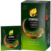 Чай Curtis, зеленый байховый кертис фреш 25 пакетов