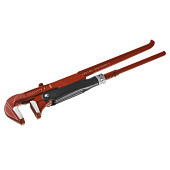 Ключ трубный газовый 90 гр. ( тип L ) инстр. сталь 1" (300/330 мм) Ключ трубный газовый 90 гр. ( тип L ) инстр. сталь 1" (300/330 мм)