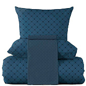 КПБ евро перкаль "Fine Line" (70х70) рис. 50118-2/50168-2 Полуночный сапфир Art new КПБ евро перкаль "Fine Line" (70х70) рис. 50118-2/50168-2 Полуночный сапфир Art new