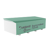 Гипсокартон 1950х1200х12.5мм влагостойкий /Vetonit Гипсокартон 1950х1200х12.5мм влагостойкий /Vetonit