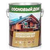 Антисептик СОСНОВЫЙ ДОМ тиковое дерево 0,8л Антисептик СОСНОВЫЙ ДОМ тиковое дерево 0,8л