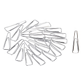 Скрепки 33 мм 100 шт, оцинкованные, треугольные, Attomex, 4135306 Скрепки 33 мм 100 шт, оцинкованные, треугольные, Attomex, 4135306