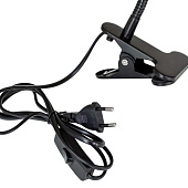 Светильник настольный 40Вт Е27 МТ2023 прищепка черный /Ultra Light Светильник настольный 40Вт Е27 МТ2023 прищепка черный /Ultra Light